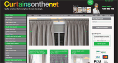 Desktop Screenshot of curtainsonthenet.com.au